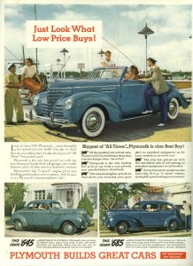 1939 Plymouth Convertible Coupe