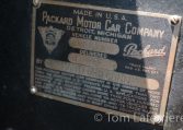 1927 Packard 4-26 Data Plate