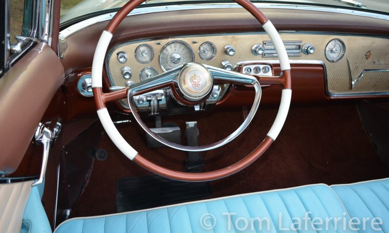 1956 Packard front seat view